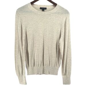 Ann Taylor Womens Sweater Cream Size Large 10545
